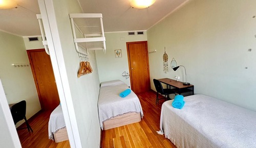 Twin Room, Shared Bathroom