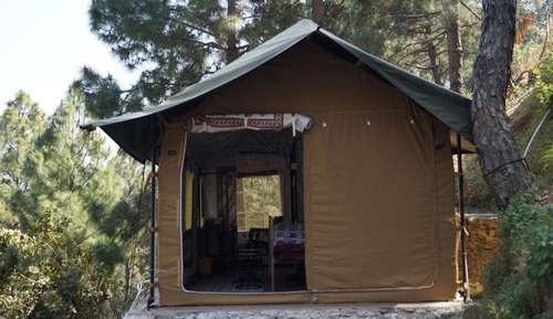 Standard Tent, Patio, Hill View