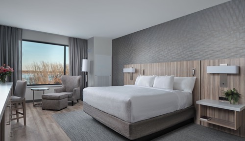 Standard Single Room, 1 King Bed, Shower Grab Bars