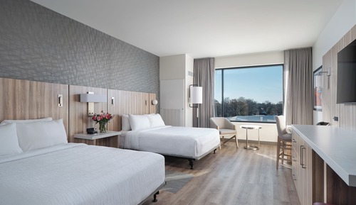 Standard Double Room, 2 Queen Beds, Transfer Shower