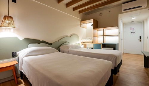 Standard Room, 2 Twin Beds, Balcony, Sea View
