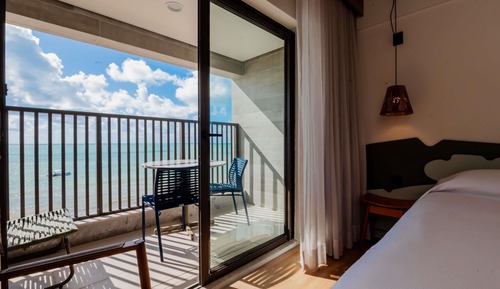 Standard Room, 1 Double Bed, Balcony, Sea View