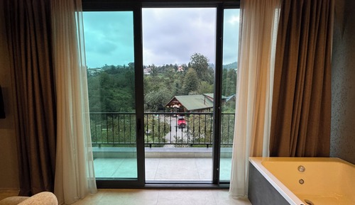 Romantic Triple Room, Balcony, Resort View