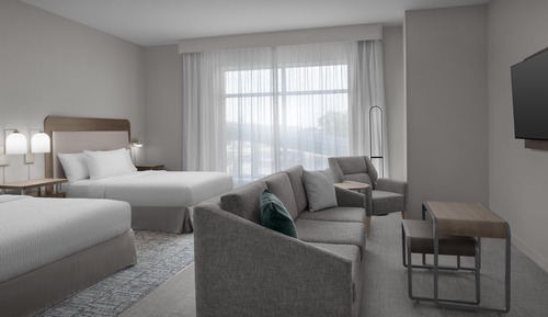 Studio Suite, 2 Queen Beds, Accessible, Bathtub