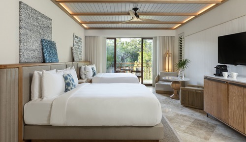 Beach Area Casita, Room, 2 Queen Beds, Canal View