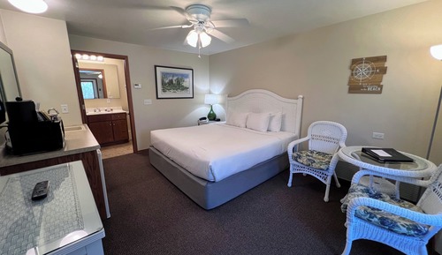 King, Garden View with Patio and Rain Shower on First Floor only