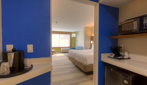 Suite, 1 King Bed, Roll-in Shower (Communications)