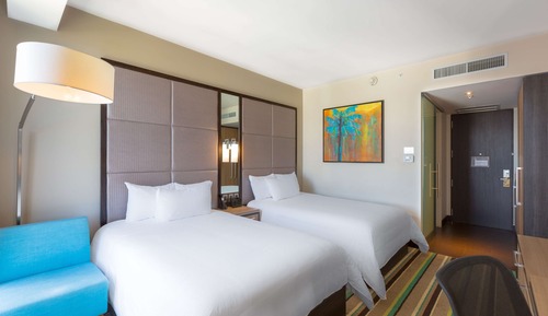 Room, 2 Double Beds, Non Smoking, Balcony