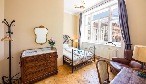 Standard Single Room, 1 Double Bed, Shared Bathroom, City View