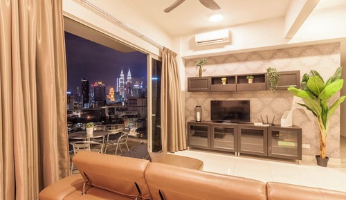 Deluxe Apartment, 2 Bedrooms, Balcony, City View