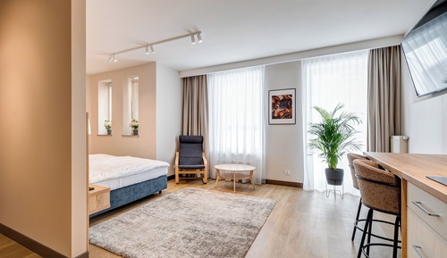 Studio Suite, Balcony, Courtyard View