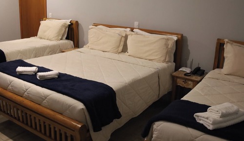 Deluxe Quadruple Room, Multiple Beds, Balcony, Garden View