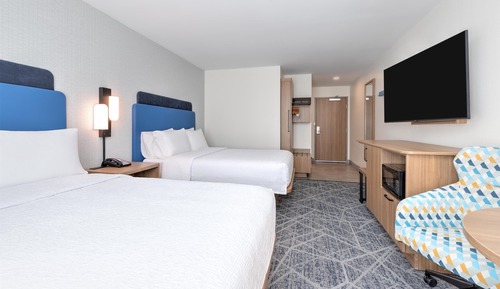 Room, 2 Queen Beds, Refrigerator & Microwave