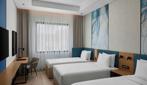 Premium Room, 3 Twin Beds, Non Smoking, City View