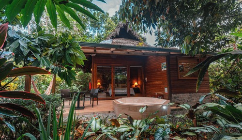 Premium Cabin, Hot Tub, Garden View