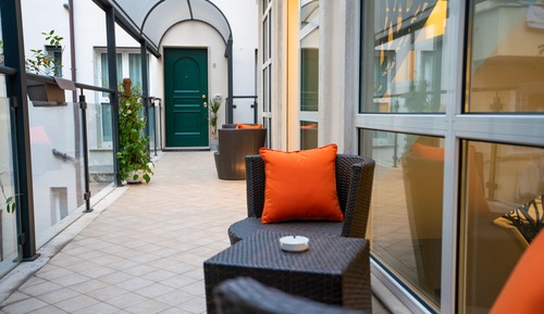 Superior Suite, Balcony, Courtyard Area