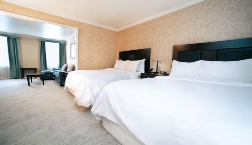 High Floor, City View, 2 Queen Beds  Suite