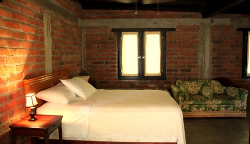 Cabin, 2 Double Beds, Mountain View