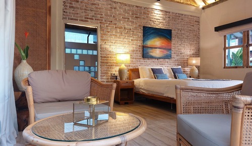 Deluxe Double or Twin Room, 1 King Bed, Private Pool, River View