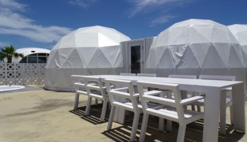 Twin Dome (Outside Hot Tub, Free Wi-Fi) Non-smoking