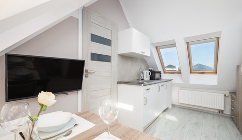 Studio, Kitchen, Sea View