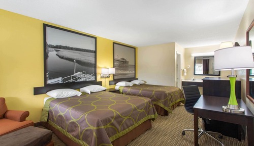 Double Room, 2 Double Beds, Smoking