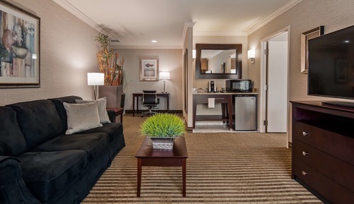 Suite, 1 King Bed, Non Smoking, Refrigerator & Microwave (Larger Room)