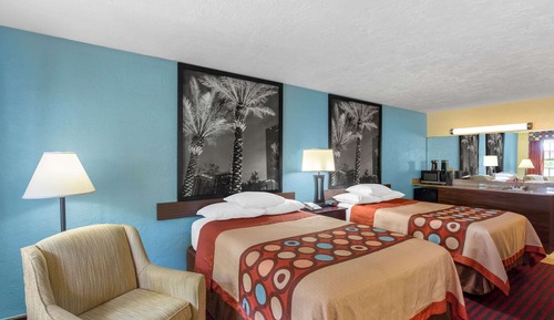 Double Room, 2 Double Beds, Non Smoking