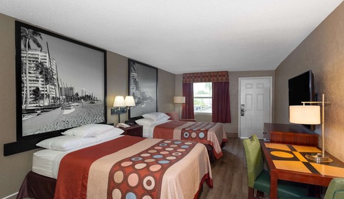 Double Room, 2 Double Beds, Smoking