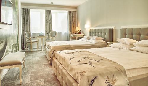 Deluxe Family PLUS Room , Palace of Parliament view