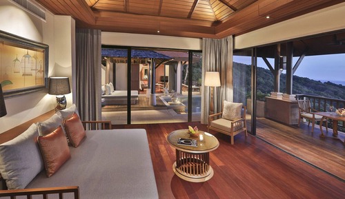 Hillside Ocean View Private Pool Villa 1BR