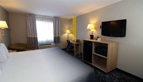 Standard Room, 1 King Bed, Refrigerator & Microwave
