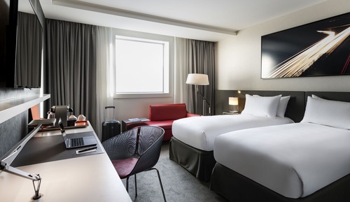 Deluxe Room, 2 Twin Beds, View (Defense view)