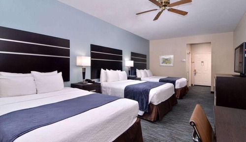 Standard Room, 2 Queen Beds, Non Smoking, Refrigerator & Microwave