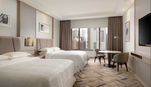 Room, 2 Twin Beds, Non Smoking, City View
