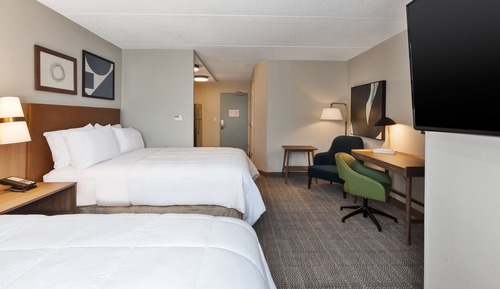 Studio Suite, 2 Queen Beds, Accessible, Kitchen (Mobility, Roll-In Shower)