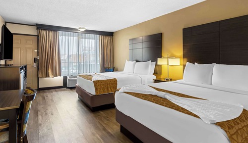 Standard Room, 2 Queen Beds, Non Smoking, Refrigerator & Microwave