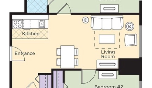 Standard Condo, 2 Bedrooms, Non Smoking, Kitchenette