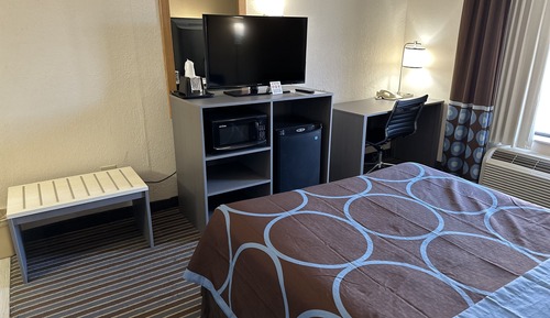 Suite, 1 Queen Bed, Refrigerator