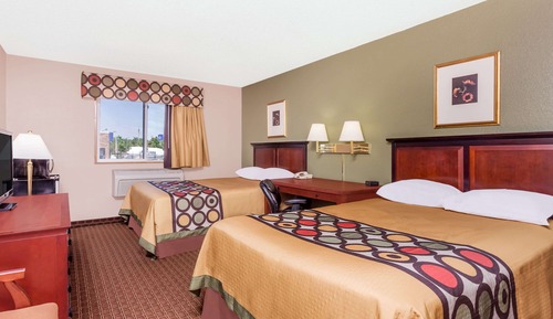 Double Room, 2 Double Beds, Smoking