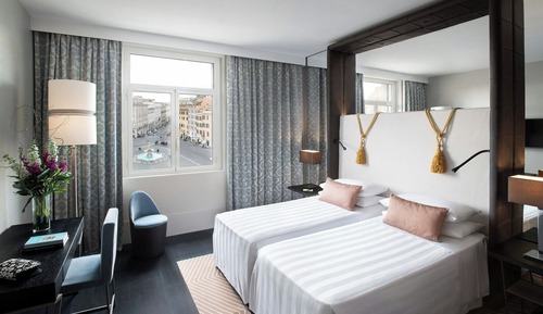 Deluxe Room, 2 Twin Beds, Non Smoking, City View