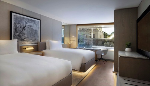 Deluxe Room, 2 Double Beds, Non Smoking, Terrace (View)