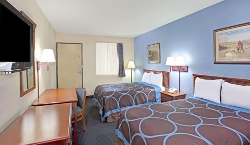 Double Room, 2 Double Beds, Smoking