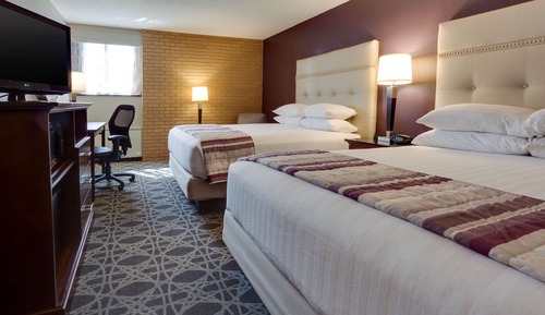 Deluxe Room, 2 Queen Beds, Accessible, Refrigerator & Microwave (Tub)