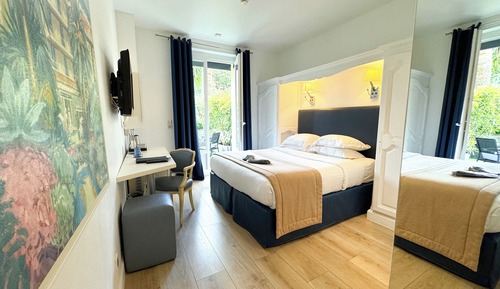 Double Room, Terrace, Garden View