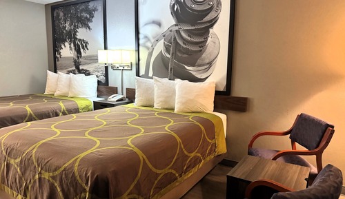 Standard Room, 2 Queen Beds, Refrigerator