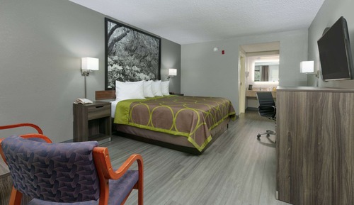 Standard Room, 1 King Bed, Smoking, Refrigerator