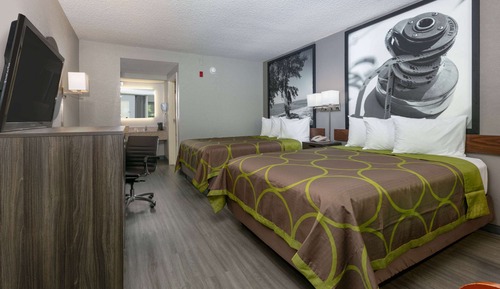 Standard Room, 2 Queen Beds, Smoking, Refrigerator