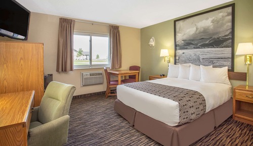 Basic Single Room, 1 Queen Bed, Accessible, Non Smoking (Mobility)