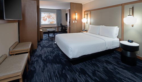 Suite, 1 Queen Bed with Sofa bed (Hearing Accessible)